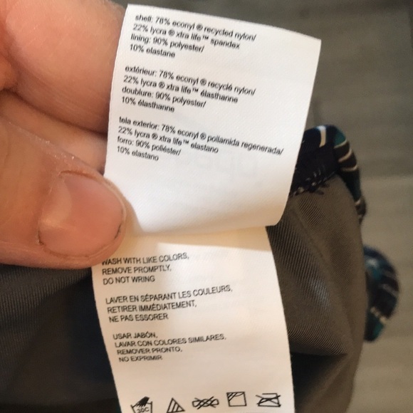 Speedo “Mosaic Maze” Relay Back Power Flex One-Piece Swimsuit size 10 - Picture 5 of 9